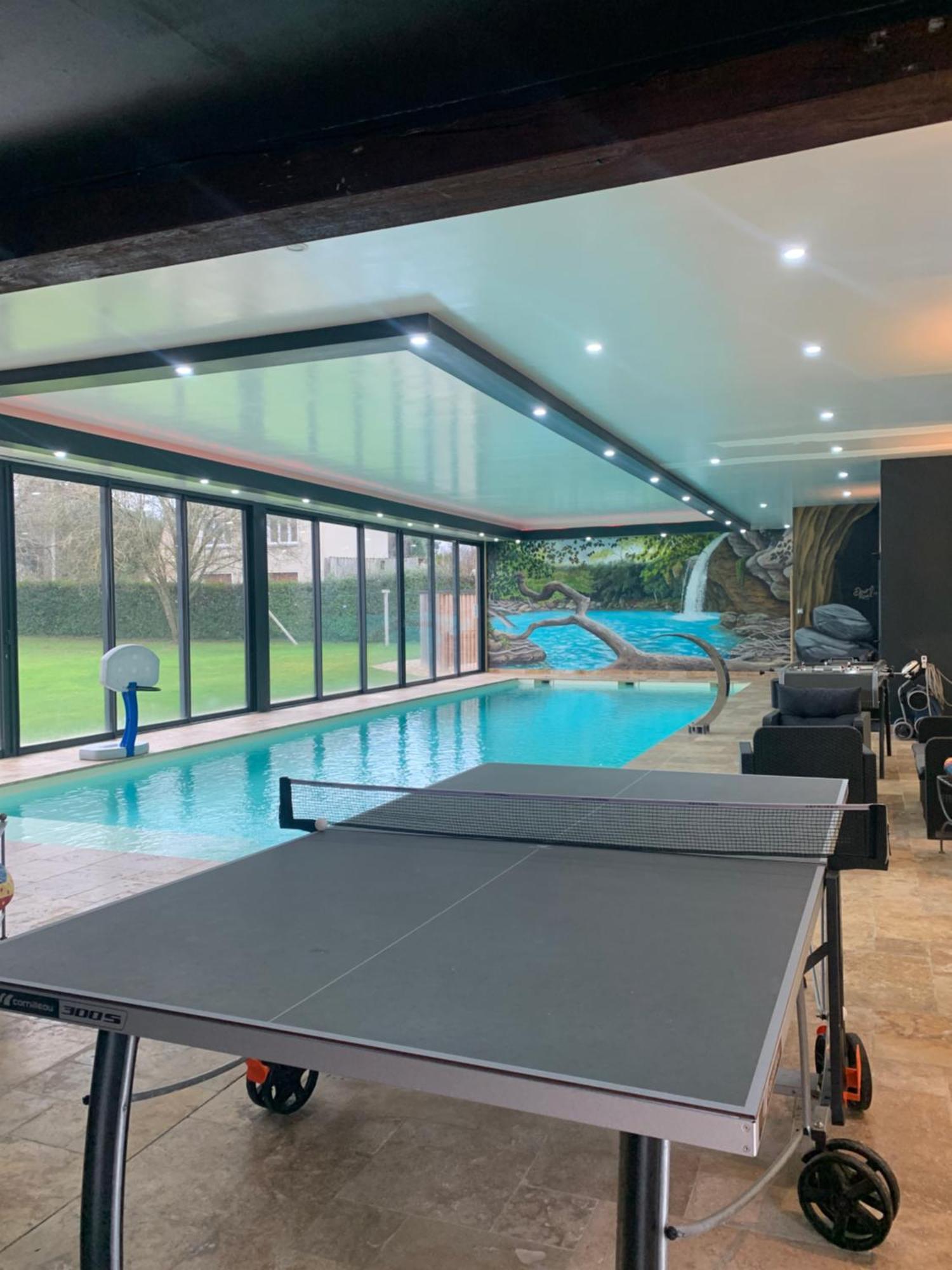 Cottage Piscine Interieure31Degres Zoo La Fleche24H Du Mans Clermont-Creans 외부 사진